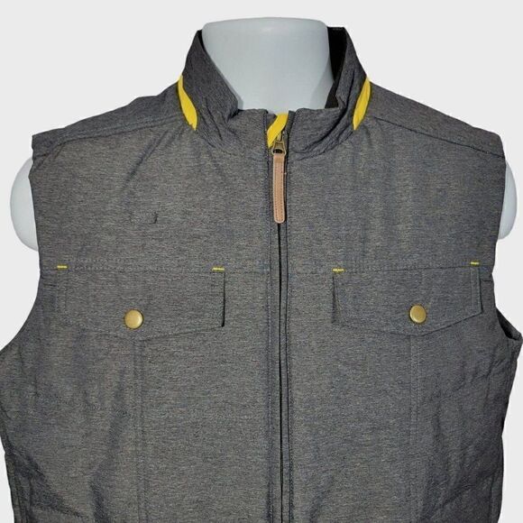 Timeless Elements for McDonalds Puffer Vest Adult Small Employee Gray Full Zip - Picture 4 of 14